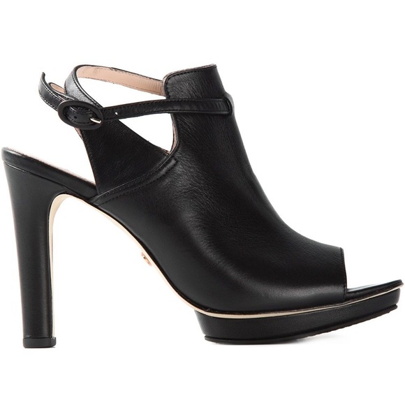 REPETTO ankle strap peep toe sandal Heels